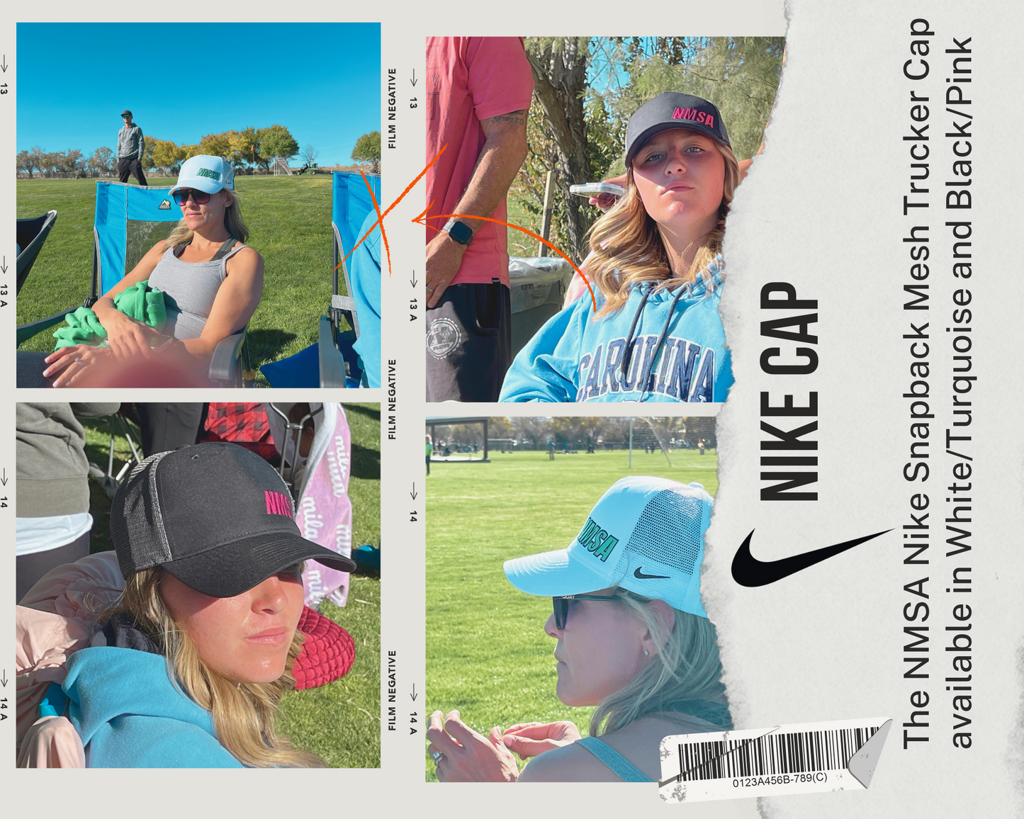 NMSA Nike Snapback Mesh Trucker Hat